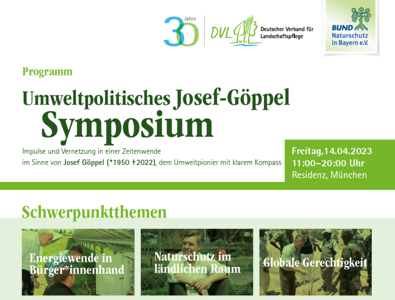 Umweltpolitisches Josef-Göppel-Symposium